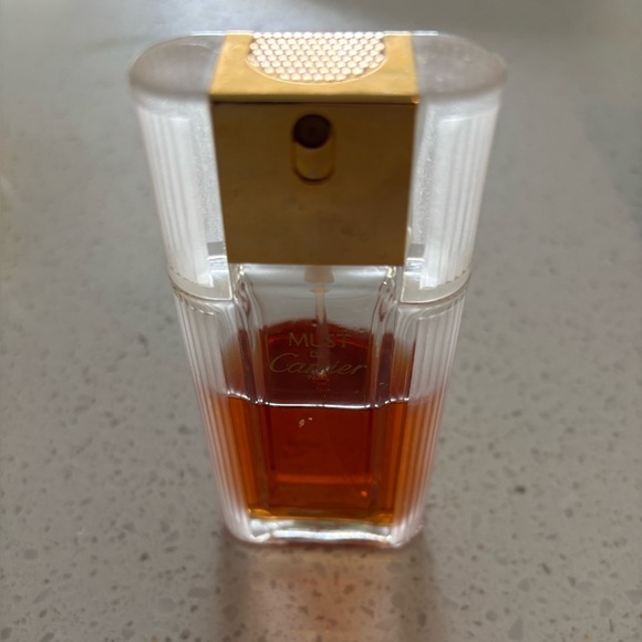 Cartier Eau de Toilette with Gold Accents 1.5 FL oz - Picture 1 of 5